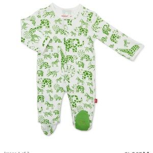 Magnetic Me™ 100% Organic Cotton Magnetic Baby Footie